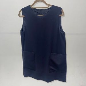 Joseph sleeveless blouse with leather pockets
